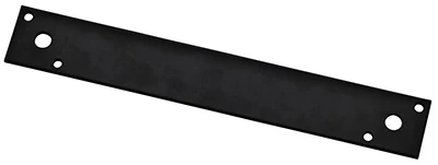 Strap Brace Mending Plate, Black Steel, 10 In.