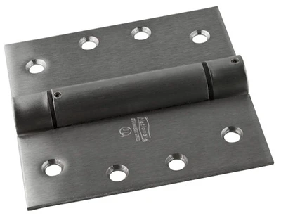 Spring Door Hinge, Adjustable, Stainless Steel, 4 In.