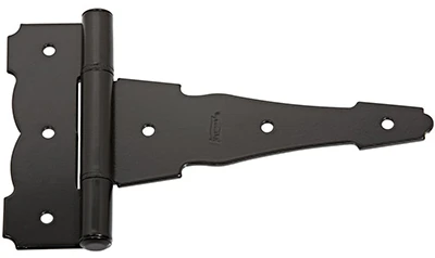 6" BLK Orn Rev T-Hinge