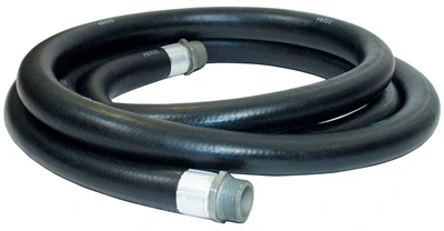 Farm Fuel Transfer Hose Assembly with Static Wire, 0.75 Inch Diameter by 20 Feet Length