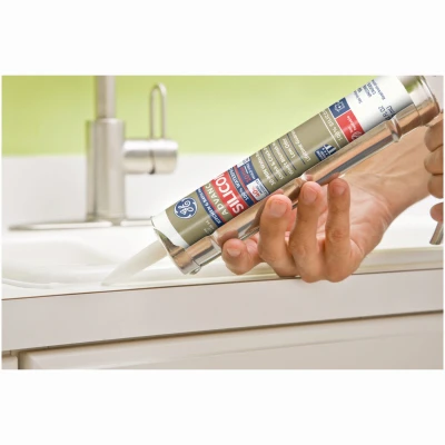 Advanced Silicone 2 Kitchen & Bath Sealant, Almond, 10.1-oz.