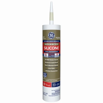 Advanced Silicone 2 Kitchen & Bath Sealant, Almond, 10.1-oz.