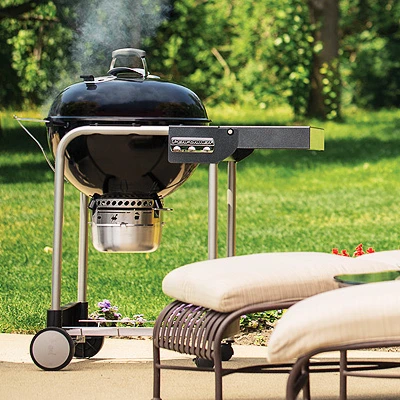 Performer Charcoal Grill with Black Porcelain Finish, 22 Inch Diameter Cooking Surface