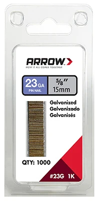 Collated Pin Nails, 23 Gauge, 5/8 In., 1,000-Ct.