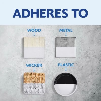 Painter's Touch Ultra Cover Latex Paint Flat White 1 Quart