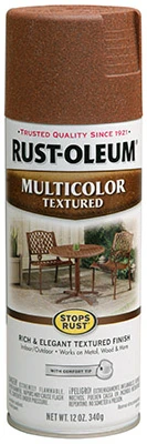 Multicolor Textured Spray Paint, Rustic Umber, 12-oz.