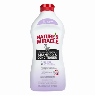 NATURE'S MIRACLE Skunk Odor Remover, 32-oz.