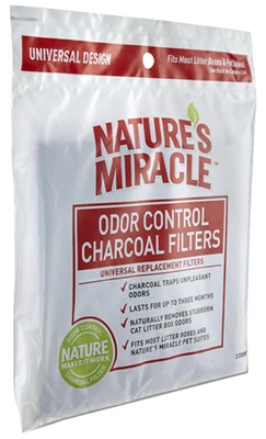 Just For Cats Odor Control Charcoal Filter, 2-Pk.