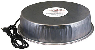 Heated Poultry Drinker Base, 125-Watts