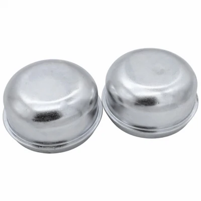Trailer Hub Grease Cap, Drive-In Style, 2.44-In., 2-Pk.