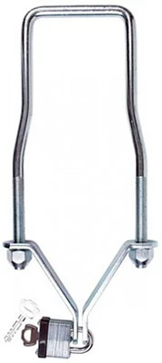 Trailer Spare Tire Carrier with Padlock for Secure Tire Storage