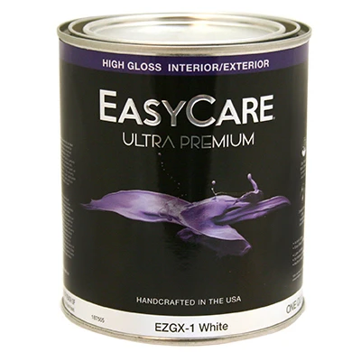 Ultra Premium High Gloss Black Interior/exterior Paint, Quart Size