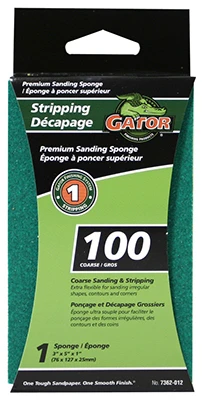 EZ123 Premium Sanding Sponge, Medium 100-Grit, 3 x 5 x 1-In.