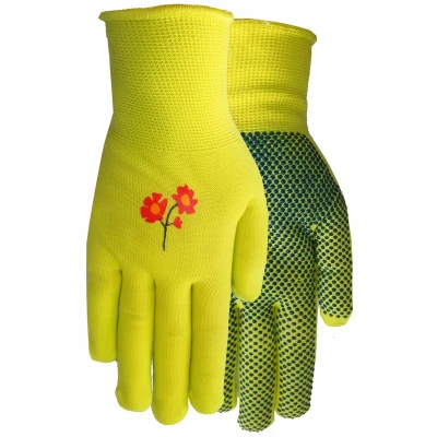 Women's One Size Knit Liner Gloves With Gripping Dots - Model 505m2