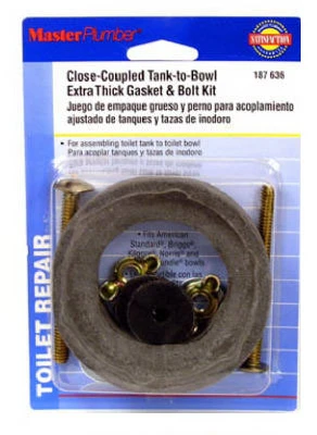 Tank-to-bowl Gasket And Bolt Kit With Steel Nuts And Washers