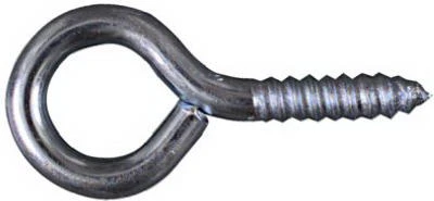 Screw Eye, #4 Large, 2-1/4 In., 3-Pk.