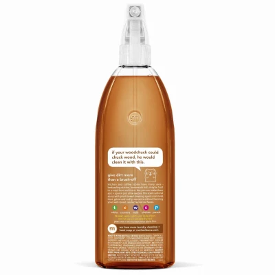 Daily Wood Cleaner Almond Scented 28 Ounce Bottle for Wood Surface Maintenance