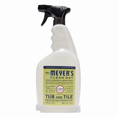 Foaming Tub & Tile Cleaner, Lemon Verbena, 33 oz. Trigger Spray