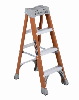 4-Ft. Step Ladder, Fiberglass, Type IA, 300-Lb. Duty Rating