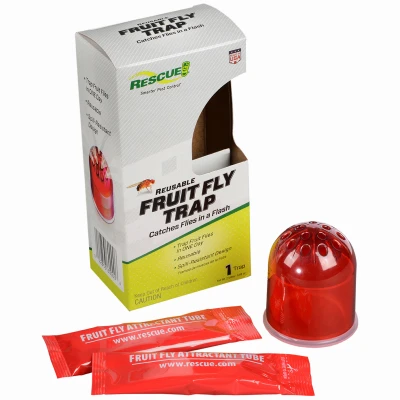 Fruit Fly Trap Attractant, 1 Trap, 2 Attractants