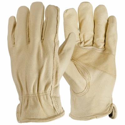 Pigskin Leather Driver Gloves, L