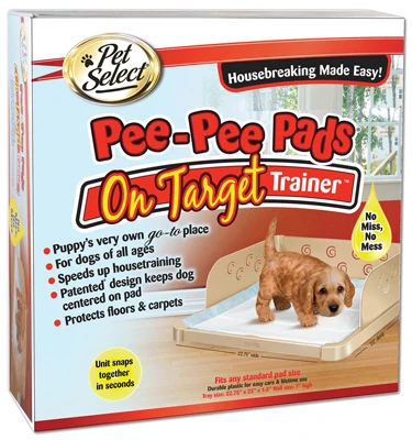 Pee-Pee Pads On Target Housebreaking Trainer