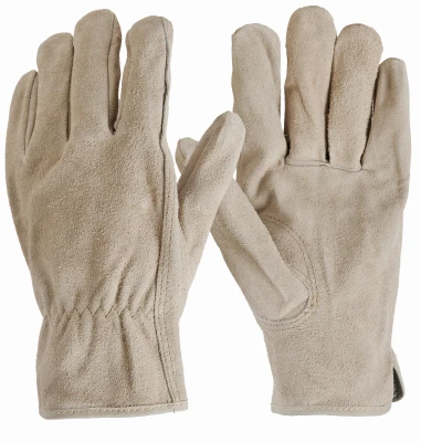 Men's Extra Large Suede Leather Work Gloves Durable Construction