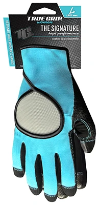 Women's Signature Professional Glove, Touchscreen Compatible, Teal Color, Large Size