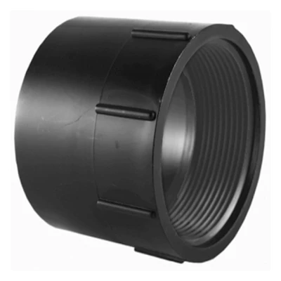 ABS/DWV Female Adapter, 2 In., Hub x FIP