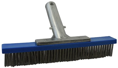 Pool Algae Brush, Steel Bristles, 10 In.