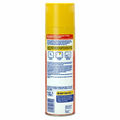Citrus Scent Heavy Duty Foaming Degreaser 18 Oz - Powerful Cleaning Solution