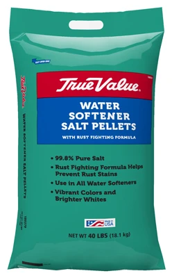 Water Conditioning Salt Pellets With Rust Fighting Formula, 40 Lbs.