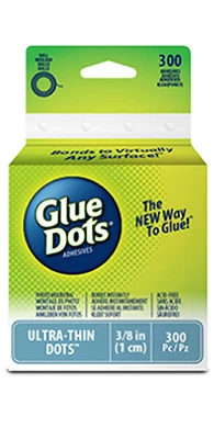Ultra Thin Removable Adhesive Tape Roll, 300 Count
