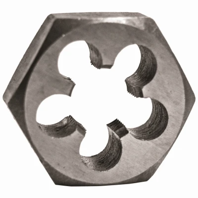 Hexagon Fractional Die, National Fine Thread, 9/16 In. x 18