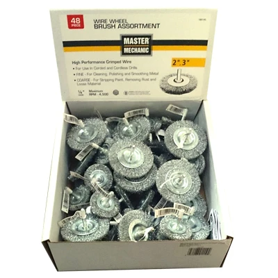Wire Wheel Brush Assortment Kit with Multiple Sizes for Power Tools