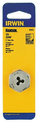 Hanson #12 x 24 Hexagon Machine Screw Die, National Coarse