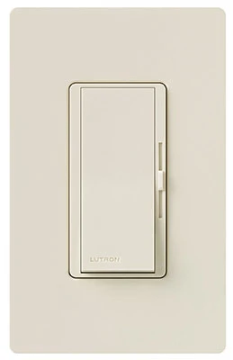 Diva Single-Pole/3-Way Dimmer Switch, 150-Watt, Almond