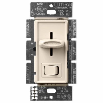 Skylark Single-Pole/3-Way Dimmer Switch, 150-Watt, Almond