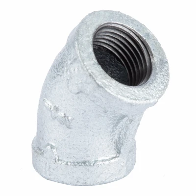 1/8 In. Galvanized Pipe 45 Degree Elbow