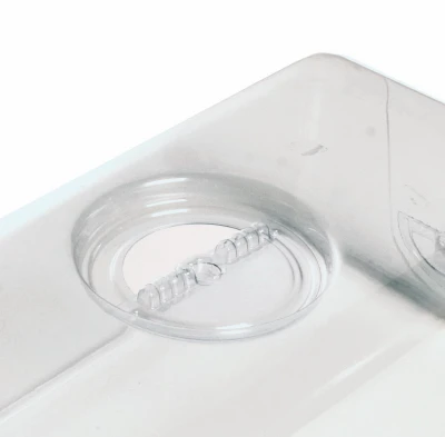 Vented Plant Dome, 7 Inch Diameter, Durable Clear Plastic Cover for Seedlings and Plants