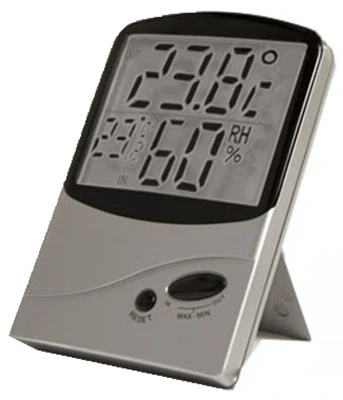 Hygrometer and Plant Thermometer with LCD Display for Accurate Humidity and Temperature Monitoring