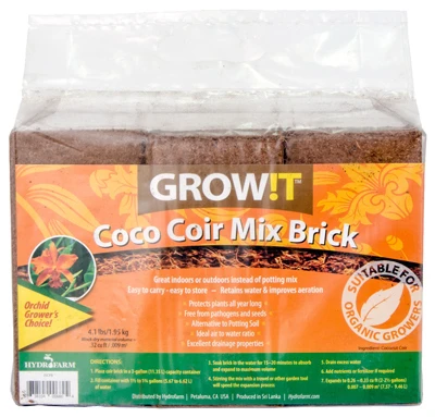 Coco Coir Mix Brick, 3-Pk.