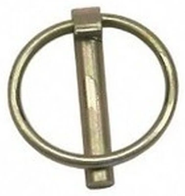 Lynch Pin Category 0 Yellow Zinc-Plated 3/16 Inch by 1-1/8 Inch