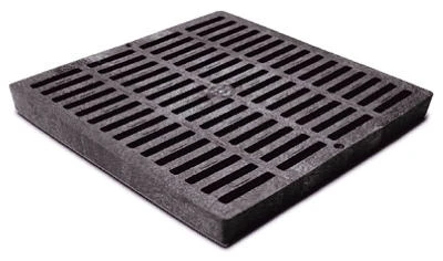 Square Grate, Black, 12 x 12-In.