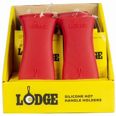 Red Silicone Handle Holder for Comfortable Grip and Heat Protection