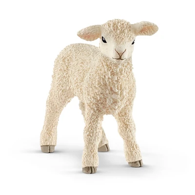 White Lamb Toy Animal Figure, Ages 3 & Up