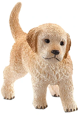 Golden Retriever Puppy Toy Animal Figure, Ages 3 & Up