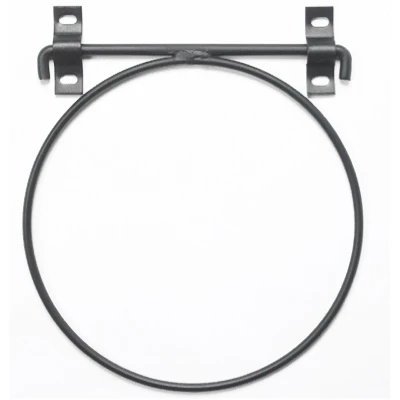 Wall-Mount Feed Pail Holder, Fold-Down Design, Durable Steel Construction