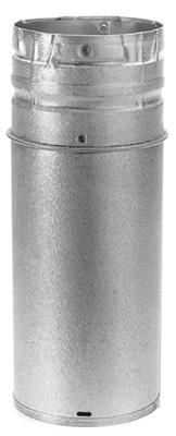 Stove Pipe Pellet Vent Adjustable Length 3 Inch Diameter by 12 Inch Length