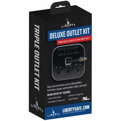 Power Outlet Kit for Gun Safes with Multiple Electrical Outlets and Easy Installation